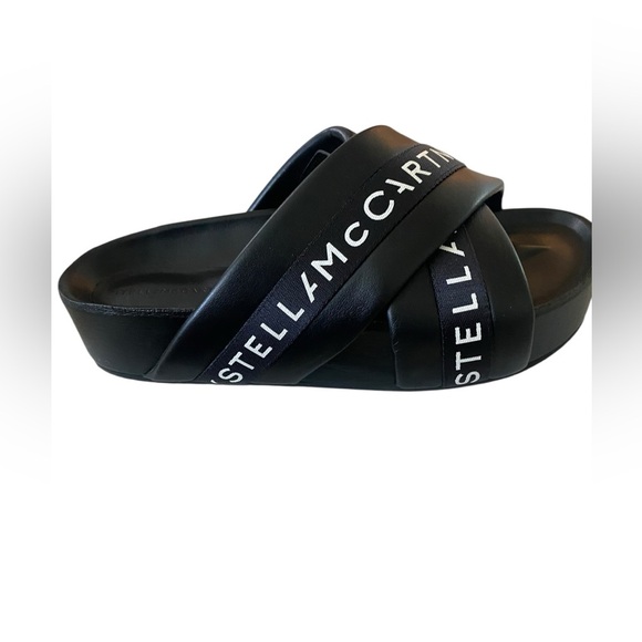 Stella McCartney Logo Platform Slides – Black – Size 38 (US 8) - Picture 8 of 8